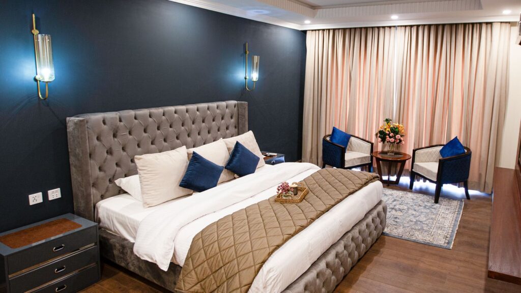 The Presidential Suite bedroom